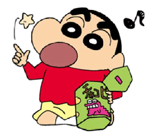 Sticker from the "Shin Chan" sticker pack