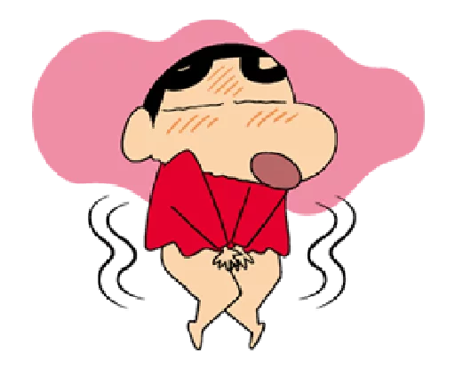 Sticker from the "Shin Chan" sticker pack