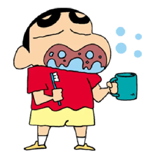 Sticker from the "Shin Chan" sticker pack