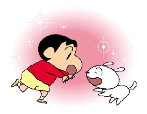 Sticker from the "Shin Chan" sticker pack