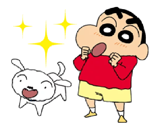 Sticker from the "Shin Chan" sticker pack