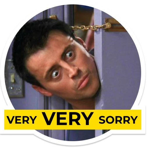 Sticker Joey Tribbiani by DariaLight