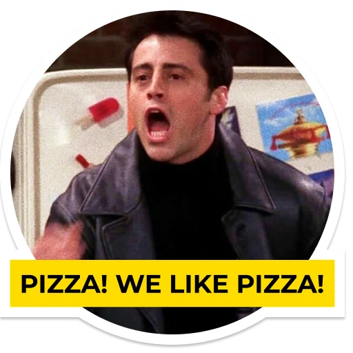 Sticker Joey Tribbiani by DariaLight