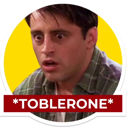 Sticker Joey Tribbiani by DariaLight