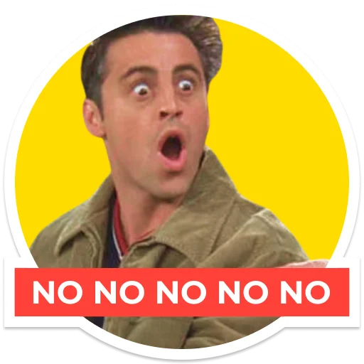 Sticker Joey Tribbiani by DariaLight