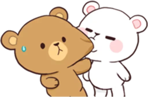 Sticker from the "Bears in Love" sticker pack