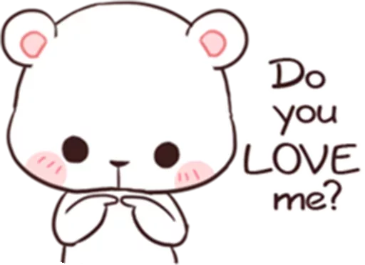 Sticker from the "Bears in Love" sticker pack