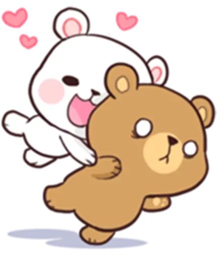 Sticker from the "Bears in Love" sticker pack