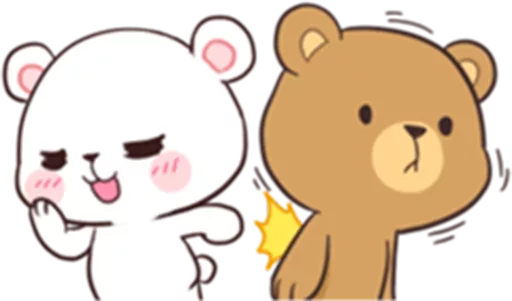 Sticker Bears in Love