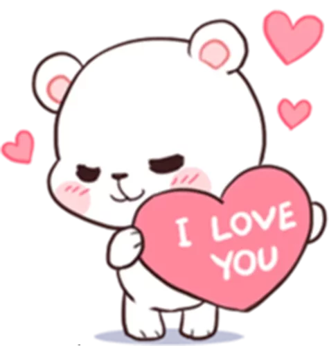 Sticker from the "Bears in Love" sticker pack