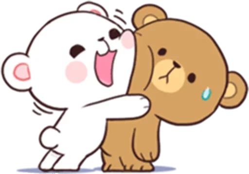 Sticker Bears in Love