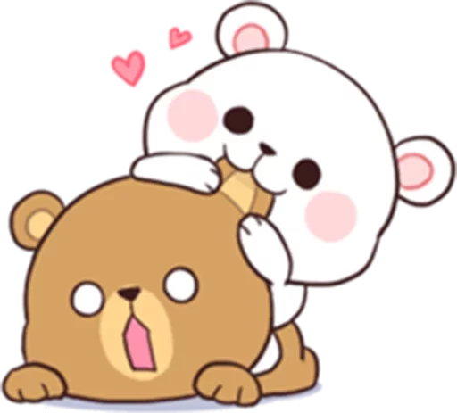 Sticker Bears in Love