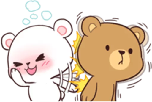 Sticker Bears in Love