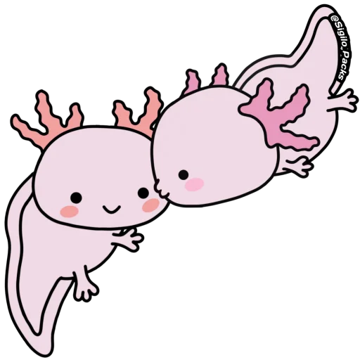 Sticker from the "💗 Axolote 💗" sticker pack