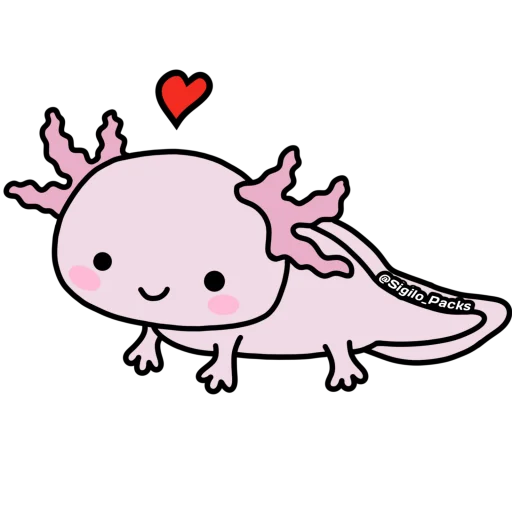 Sticker from the "💗 Axolote 💗" sticker pack