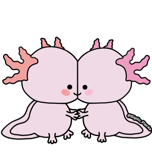 Sticker from the "💗 Axolote 💗" sticker pack