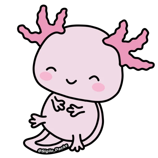 Sticker from the "💗 Axolote 💗" sticker pack