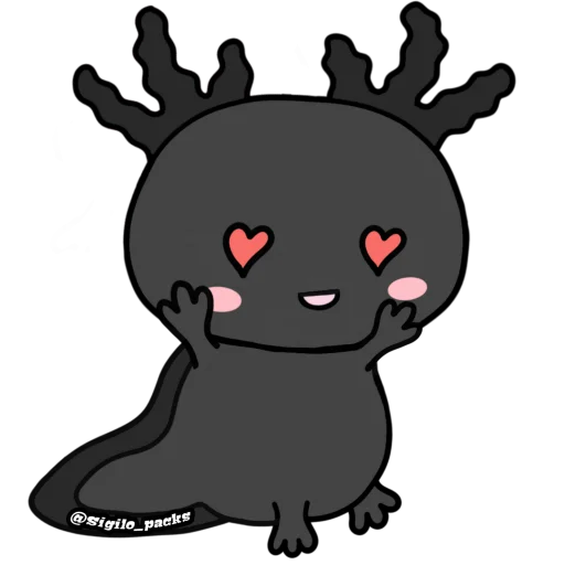 Sticker from the "💗 Axolote 💗" sticker pack