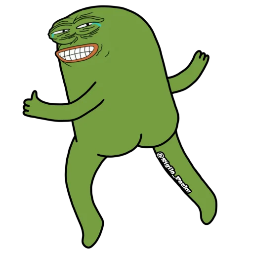 Sticker Bugado Pepe - 1K 🐸