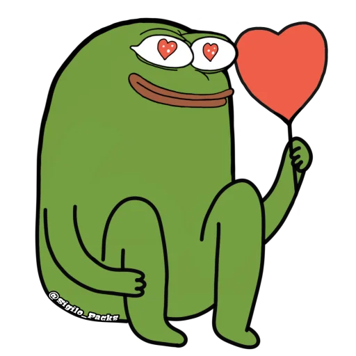 Sticker Bugado Pepe - 1K 🐸