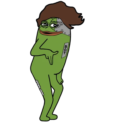 Стикер из набора "Bugado Pepe - 1K 🐸"