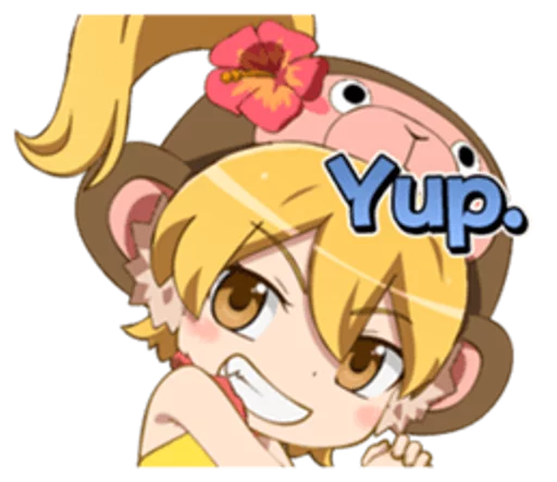 Sticker from the "Anime ?" sticker pack