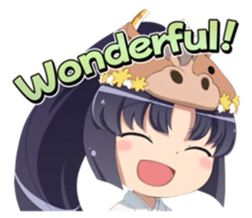 Sticker from the "Anime ?" sticker pack