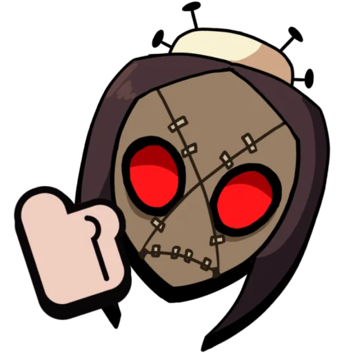 Sticker from the "Brawl stars × skullgirls" sticker pack