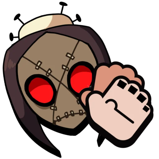 Sticker from the "Brawl stars × skullgirls" sticker pack