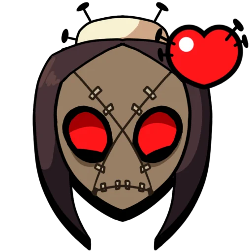 Sticker from the "Brawl stars × skullgirls" sticker pack