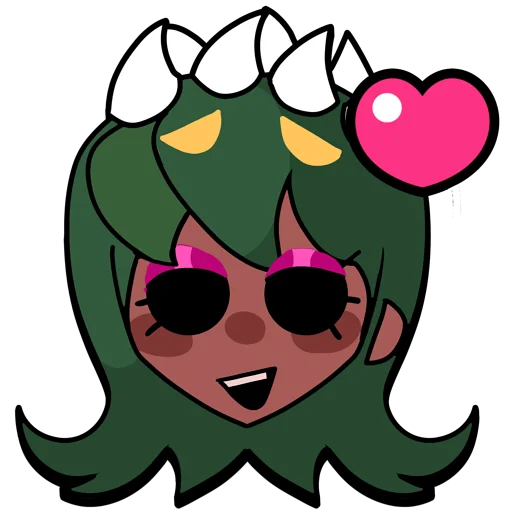 Sticker from the "Brawl stars × skullgirls" sticker pack