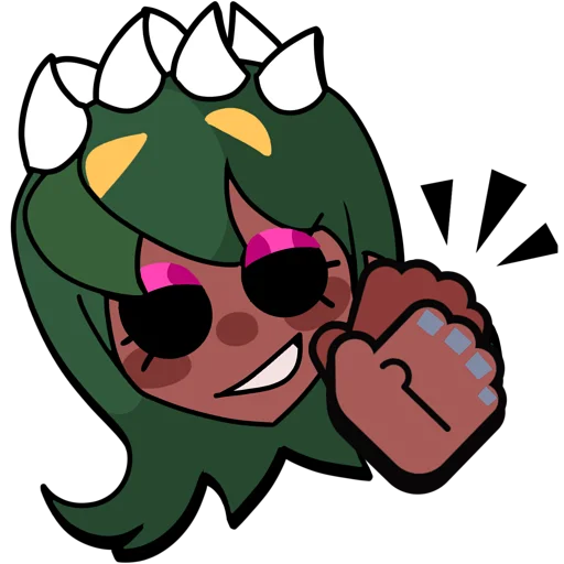 Sticker from the "Brawl stars × skullgirls" sticker pack