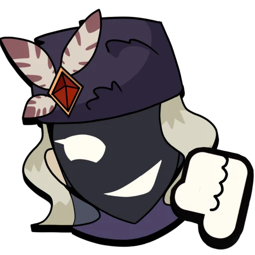 Sticker from the "Brawl stars × skullgirls" sticker pack