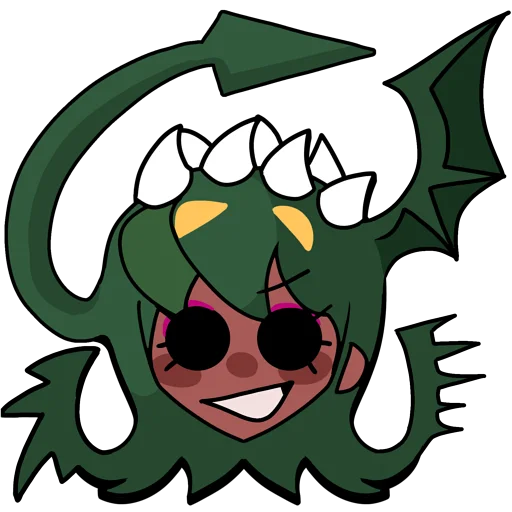 Sticker from the "Brawl stars × skullgirls" sticker pack