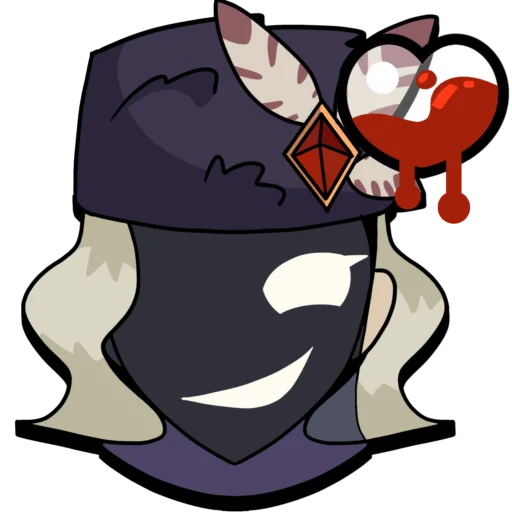 Sticker from the "Brawl stars × skullgirls" sticker pack