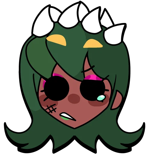 Sticker from the "Brawl stars × skullgirls" sticker pack