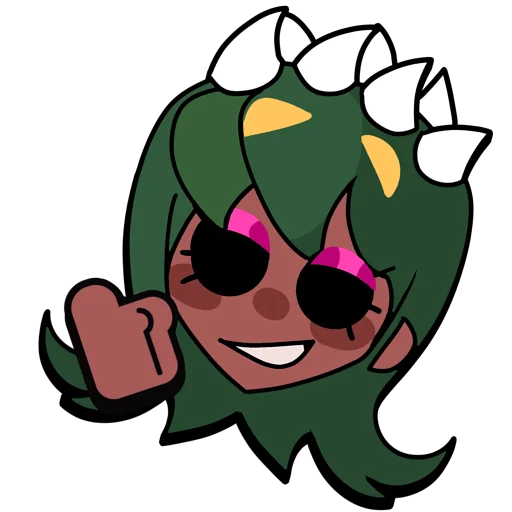 Sticker from the "Brawl stars × skullgirls" sticker pack