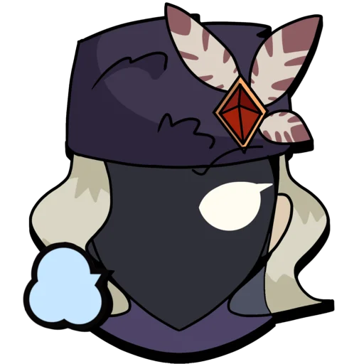 Sticker from the "Brawl stars × skullgirls" sticker pack