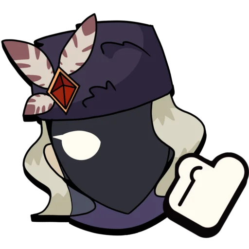 Sticker from the "Brawl stars × skullgirls" sticker pack