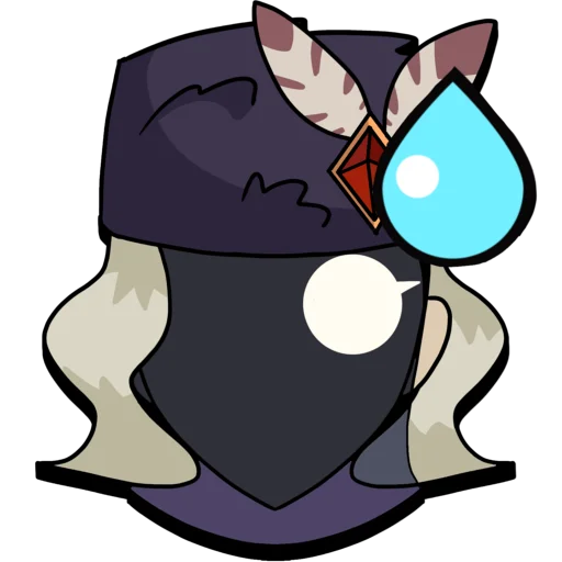 Sticker from the "Brawl stars × skullgirls" sticker pack