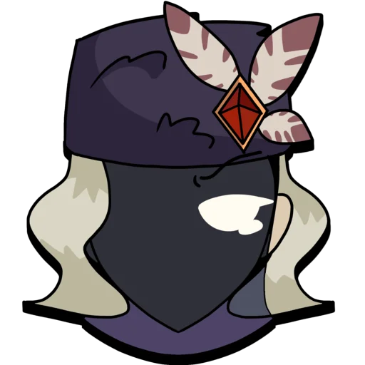 Sticker from the "Brawl stars × skullgirls" sticker pack