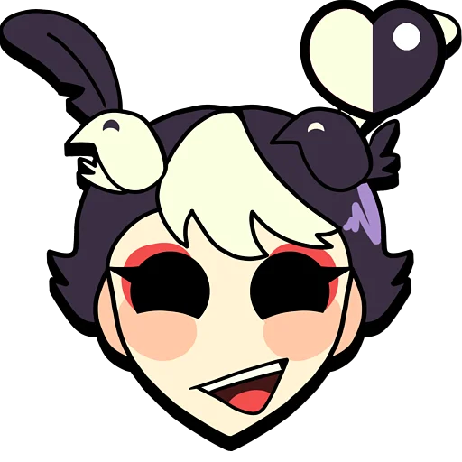 Sticker from the "Brawl stars × skullgirls" sticker pack