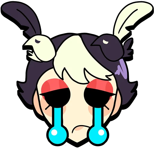 Sticker from the "Brawl stars × skullgirls" sticker pack