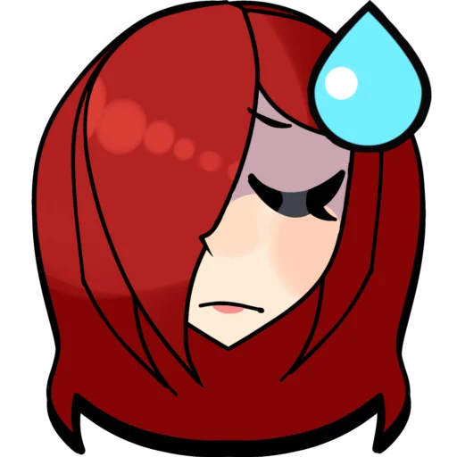 Sticker from the "Brawl stars × skullgirls" sticker pack