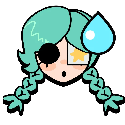 Sticker from the "Brawl stars × skullgirls" sticker pack