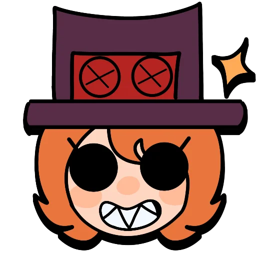 Sticker from the "Brawl stars × skullgirls" sticker pack