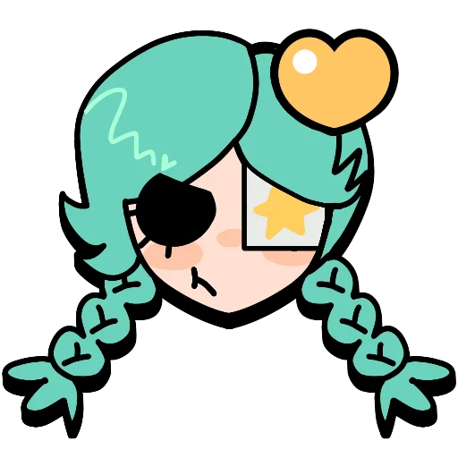 Sticker from the "Brawl stars × skullgirls" sticker pack