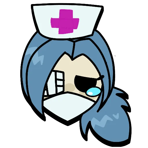 Sticker from the "Brawl stars × skullgirls" sticker pack