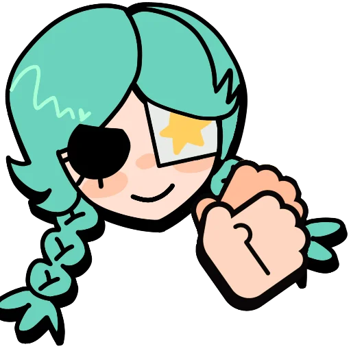 Sticker from the "Brawl stars × skullgirls" sticker pack