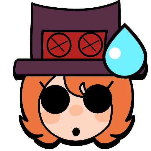 Sticker from the "Brawl stars × skullgirls" sticker pack